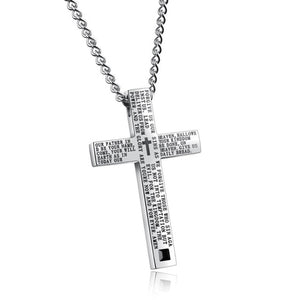 Crucifix Verse Necklace